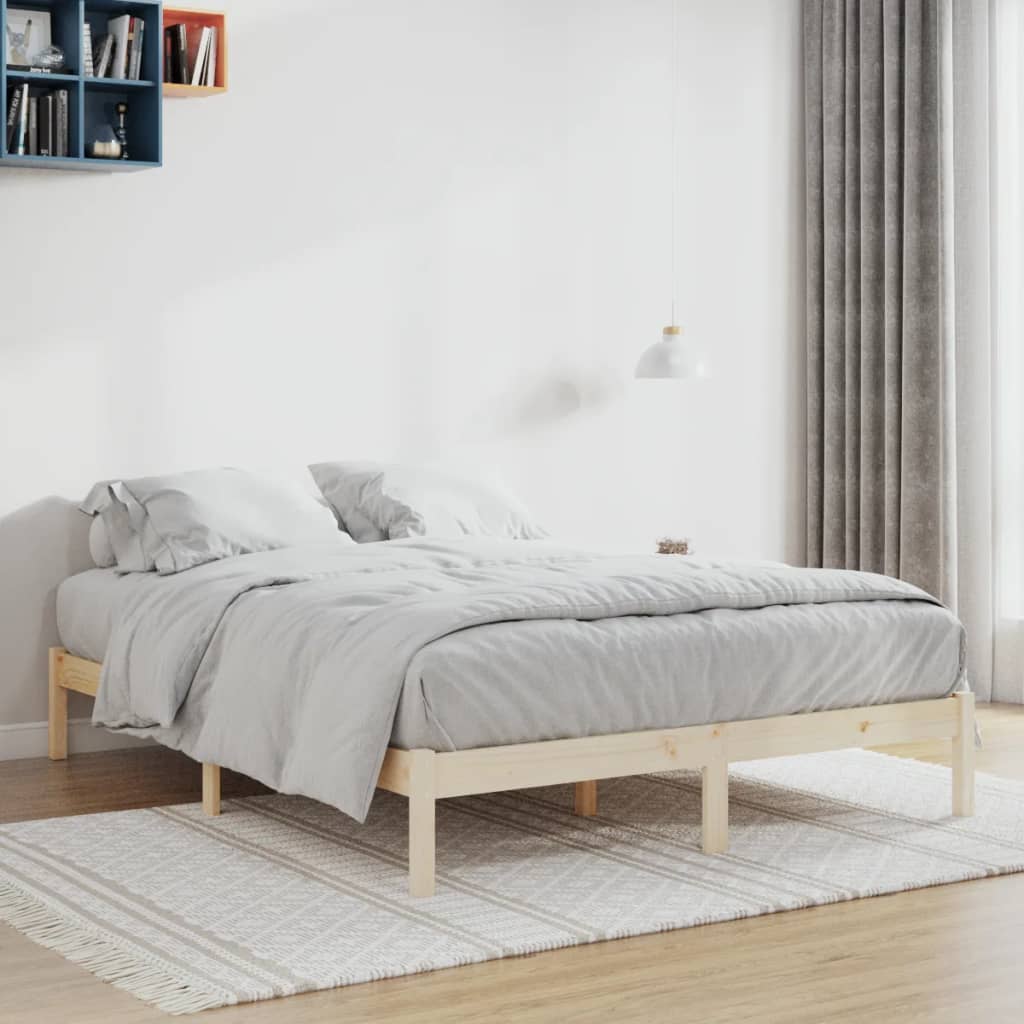 Rám Postele Masivní Dřevo Small Single