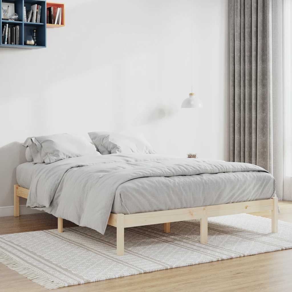 Rám Postele Masivní Dřevo Small Single