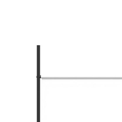 3Dílný Paraván Bílý Textil Bílá