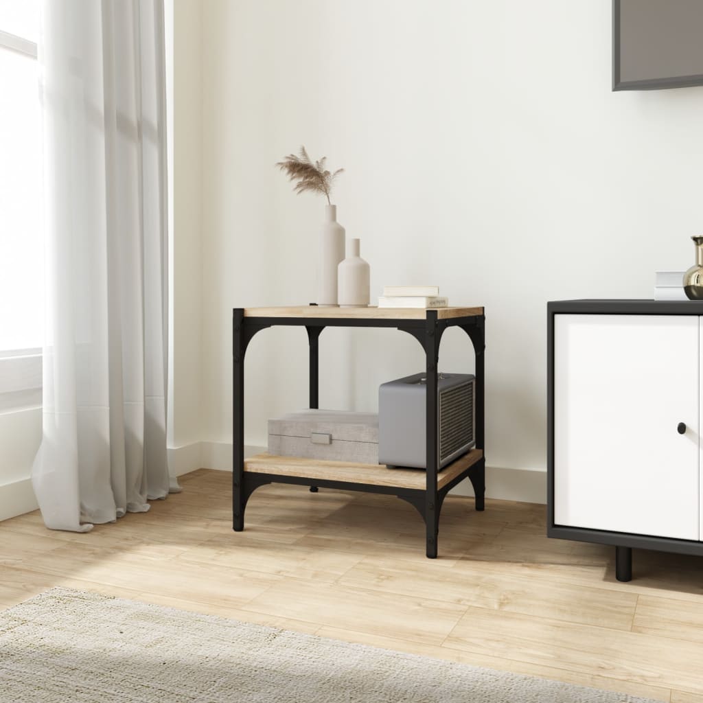 Tv Skříňka 80 X 33 X 41 Cm Kompozitní Dřevo A Ocel
