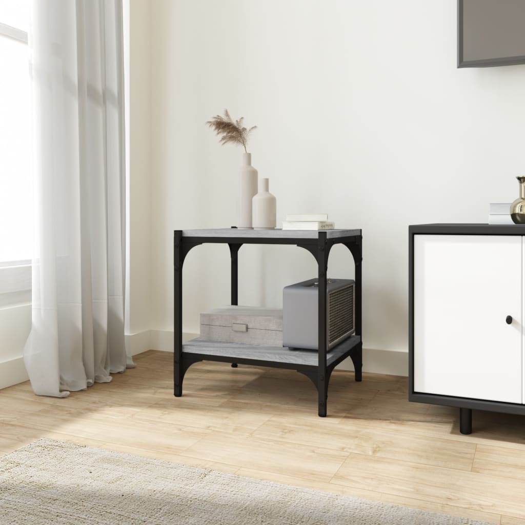Tv Skříňka 80 X 33 X 41 Cm Kompozitní Dřevo A Ocel