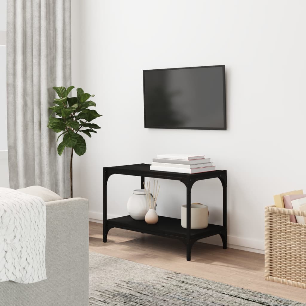 Tv Skříňka 80 X 33 X 41 Cm Kompozitní Dřevo A Ocel