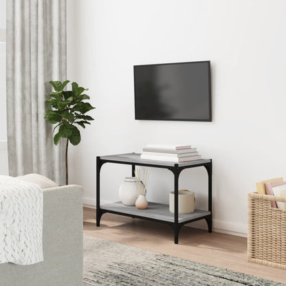 Tv Skříňka 80 X 33 X 41 Cm Kompozitní Dřevo A Ocel