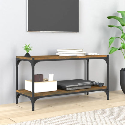 Tv Skříňka 80 X 33 X 41 Cm Kompozitní Dřevo A Ocel