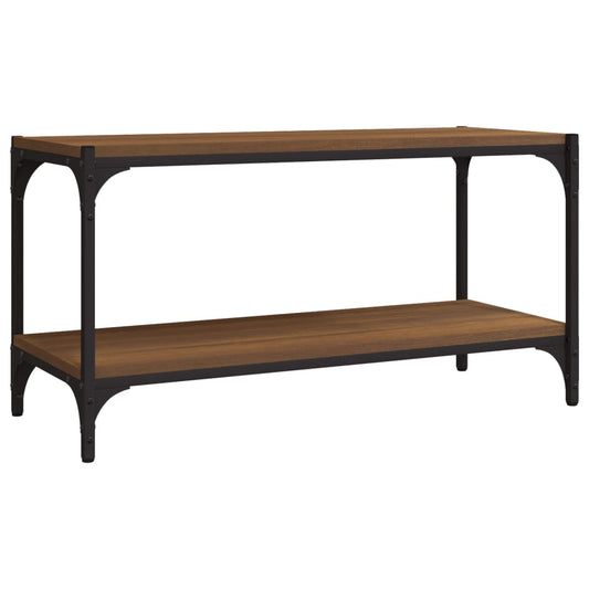Tv Skříňka 80 X 33 X 41 Cm Kompozitní Dřevo A Ocel