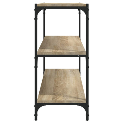 Knihovna 80X33X70,5 Cm Kompozitní Dřevo A Ocel Dub Sonoma