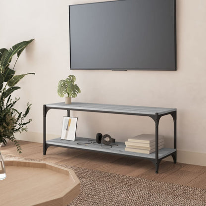 Tv Skříňka 80 X 33 X 41 Cm Kompozitní Dřevo A Ocel
