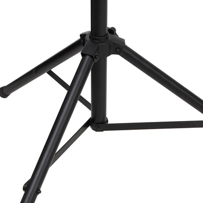Světelná Rampa Se Stojany Černá 338 X 115 X (180–300) Cm Ocel