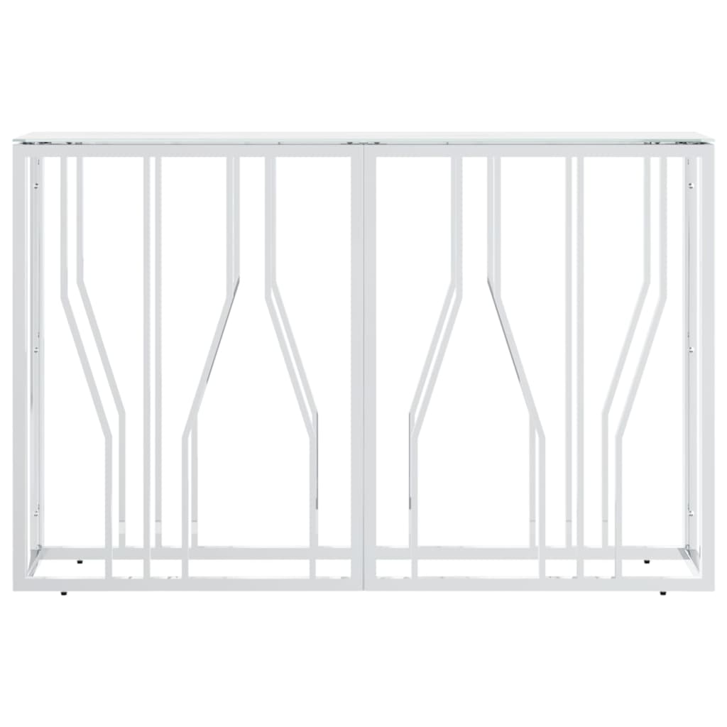 Konzolový Stůl Stříbrný 110 X 30 X 70 Cm Nerezová Ocel A