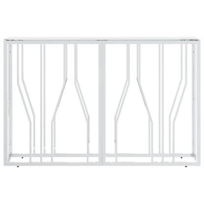 Konzolový Stůl Stříbrný 110 X 30 X 70 Cm Nerezová Ocel A