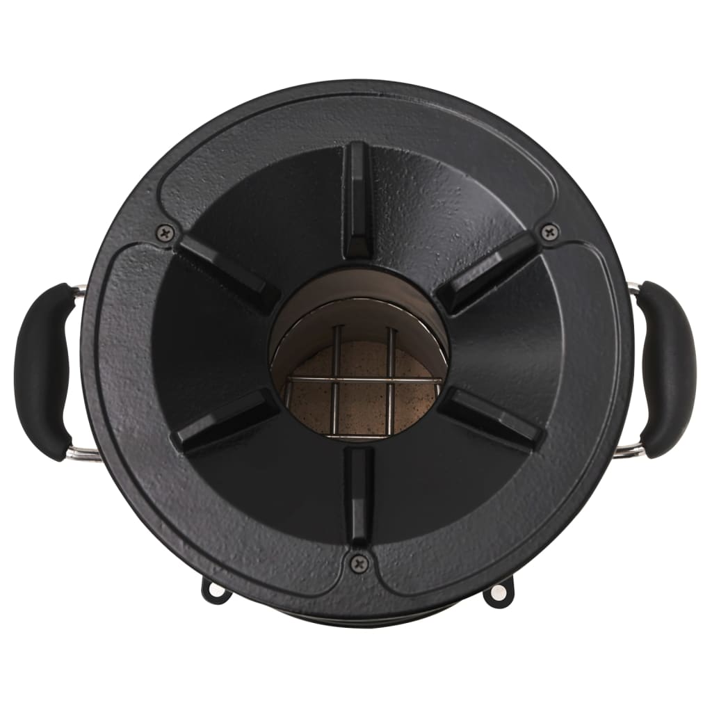 Kempingový Vařič Na Dřevo Stříbrný 45,5X33X25,5 Cm Ocel