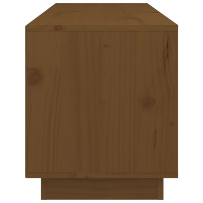 Tv Skříňka Medově Hnědá 105 X 34 X 40 Cm Masivní Borové Dřevo