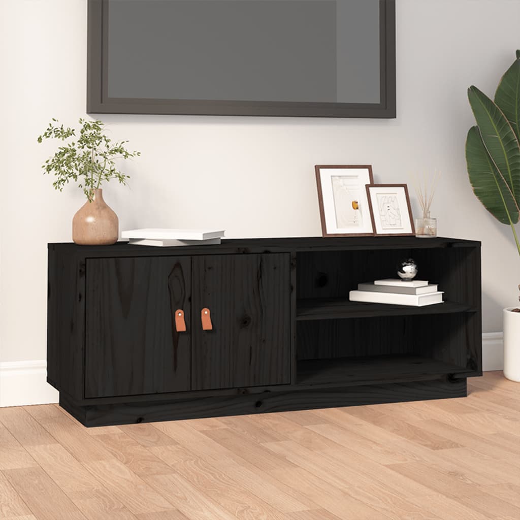 Tv Skříňka Medově Hnědá 105 X 34 X 40 Cm Masivní Borové Dřevo