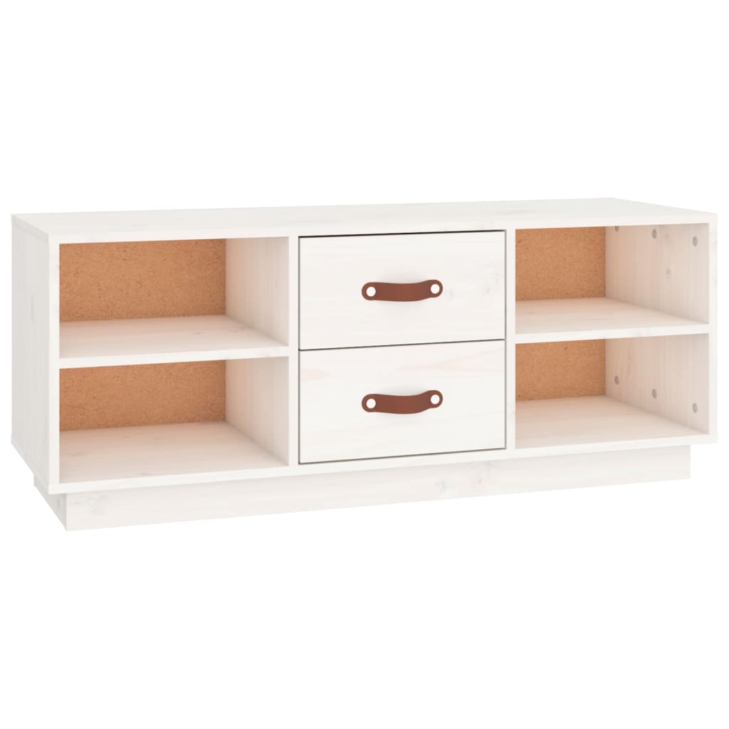 Tv Skříňka 100 X 34 X 40 Cm Masivní Borové Dřevo
