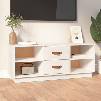 Tv Skříňka 100 X 34 X 40 Cm Masivní Borové Dřevo