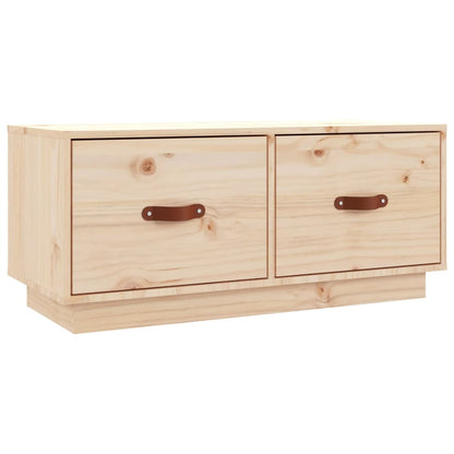 Tv Skříňka 80 X 34 X 35 Cm Masivní Borové Dřevo