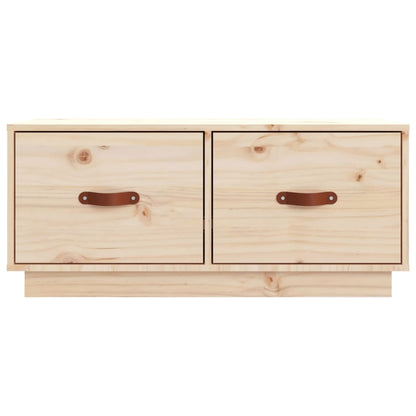 Tv Skříňka 80 X 34 X 35 Cm Masivní Borové Dřevo