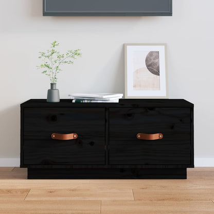 Tv Skříňka 80 X 34 X 35 Cm Masivní Borové Dřevo