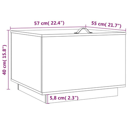 Úložné Boxy S Víkem 3 Ks Šedé Masivní Borové Dřevo