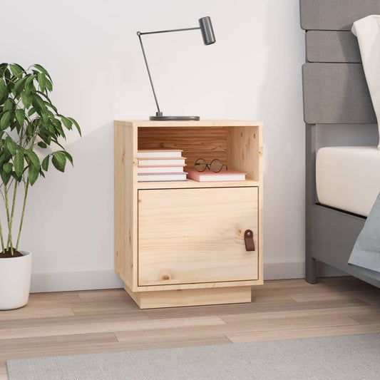 Noční Stolek 40 X 34 X 55 Cm Masivní Borové Dřevo