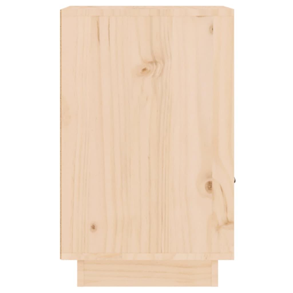 Noční Stolky 2 Ks 40 X 34 X 55 Cm Masivní Borové Dřevo