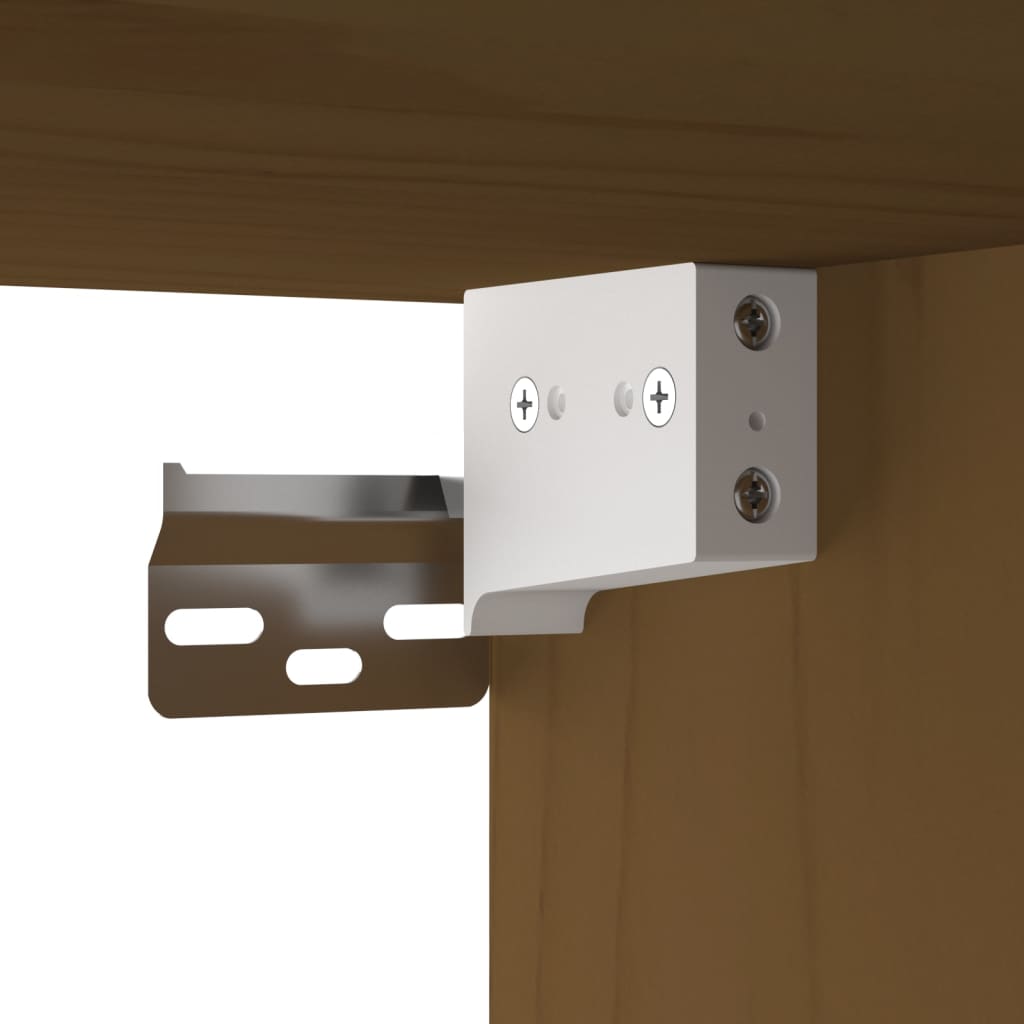 Nástěnná Skříňka Medově Hnědá 40X30X35 Cm Masivní Borové Dřevo