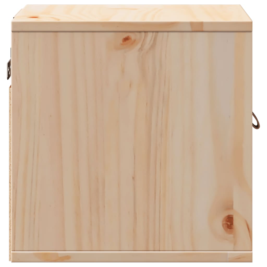 Nástěnné Skříňky 2 Ks 31,5X30X30 Cm Masivní Borové Dřevo