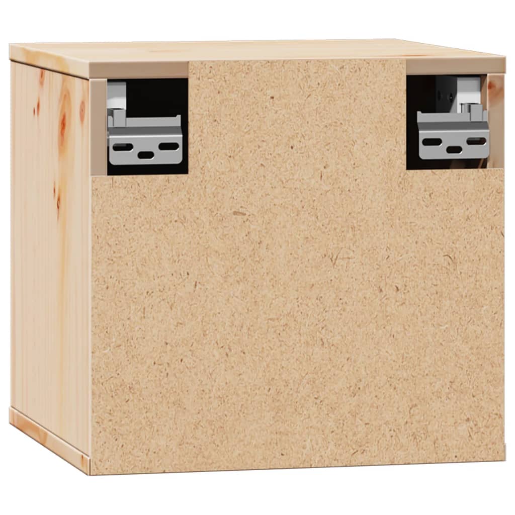 Nástěnné Skříňky 2 Ks 31,5X30X30 Cm Masivní Borové Dřevo