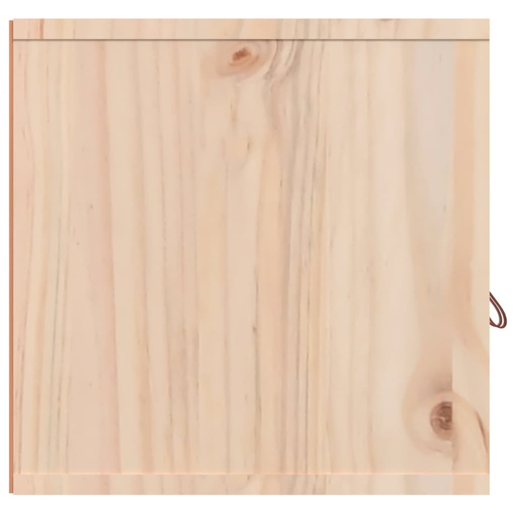 Nástěnné Skříňky 2 Ks 80 X 30 X 30 Cm Masivní Borové Dřevo