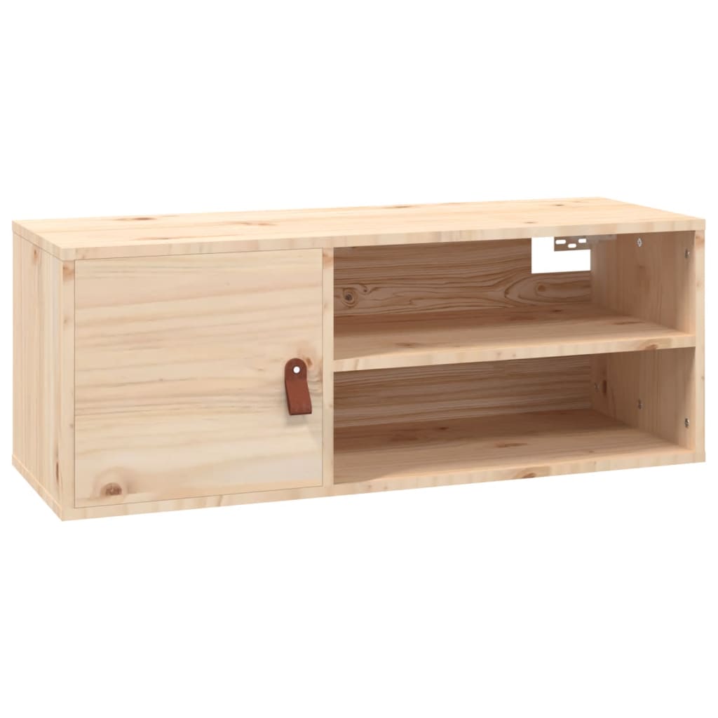 Nástěnná Skříňka 80 X 30 X 30 Cm Masivní Borové Dřevo