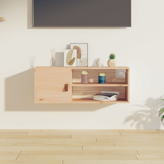Nástěnná Skříňka 80 X 30 X 30 Cm Masivní Borové Dřevo