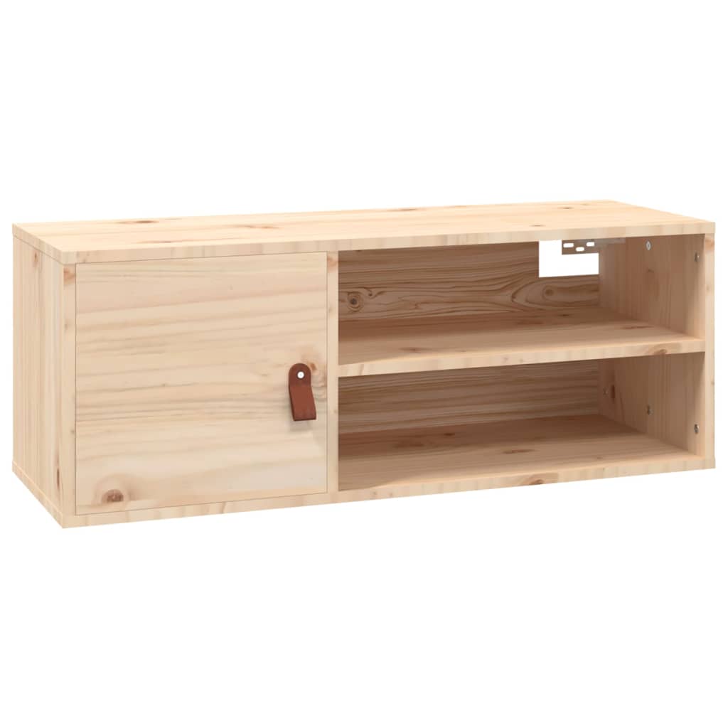 Nástěnné Skříňky 2 Ks 80 X 30 X 30 Cm Masivní Borové Dřevo