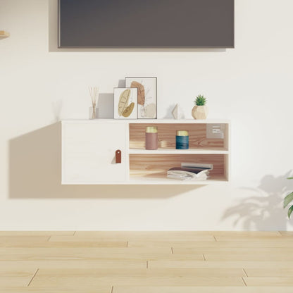 Nástěnná Skříňka 80 X 30 X 30 Cm Masivní Borové Dřevo