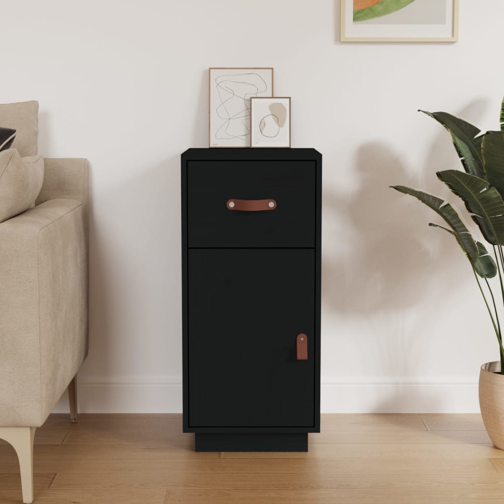 Příborník Medově Hnědý 34 X 40 X 75 Cm Masivní Borové Dřevo