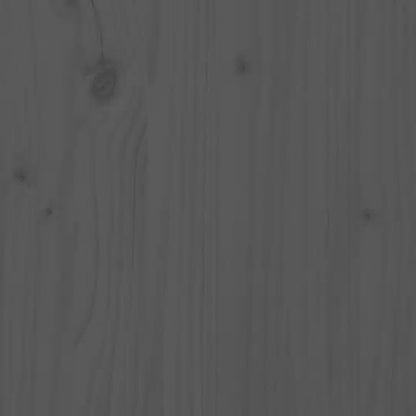 Příborník Šedý 100 X 40 X 75 Cm Masivní Borové Dřevo