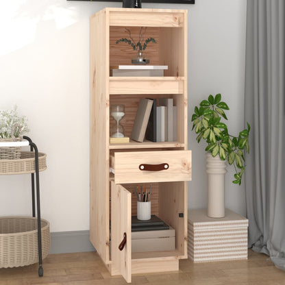 Skříň Highboard 34 X 40 X 108,5 Cm Masivní Borové Dřevo