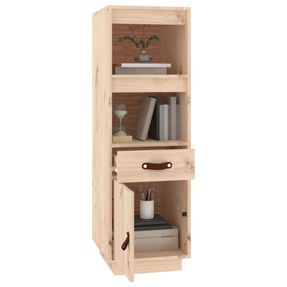 Skříň Highboard 34 X 40 X 108,5 Cm Masivní Borové Dřevo
