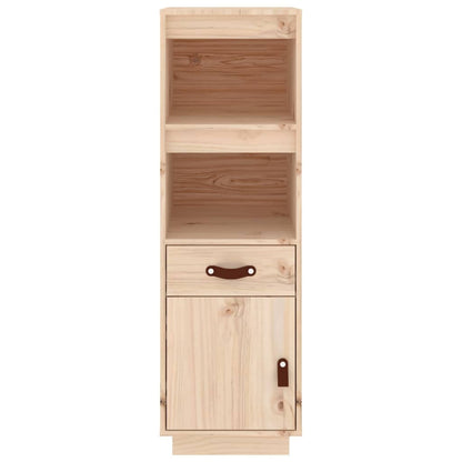 Skříň Highboard 34 X 40 X 108,5 Cm Masivní Borové Dřevo
