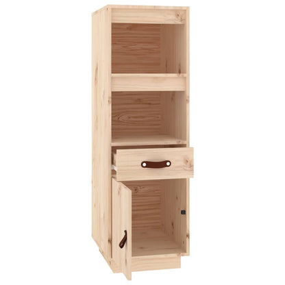 Skříň Highboard 34 X 40 X 108,5 Cm Masivní Borové Dřevo