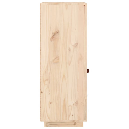 Skříň Highboard 34 X 40 X 108,5 Cm Masivní Borové Dřevo