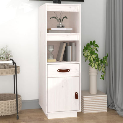 Skříň Highboard 34 X 40 X 108,5 Cm Masivní Borové Dřevo