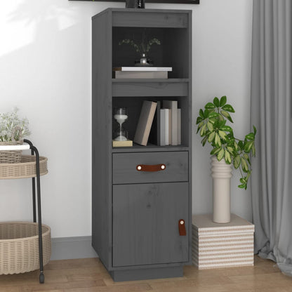Skříň Highboard 34 X 40 X 108,5 Cm Masivní Borové Dřevo