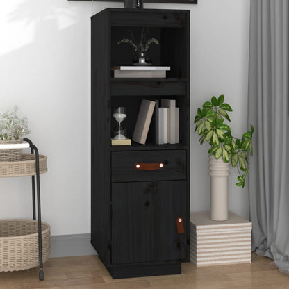 Skříň Highboard 34 X 40 X 108,5 Cm Masivní Borové Dřevo