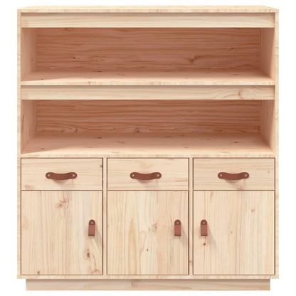 Skříň Highboard 100X40X108,5 Cm Masivní Borové Dřevo