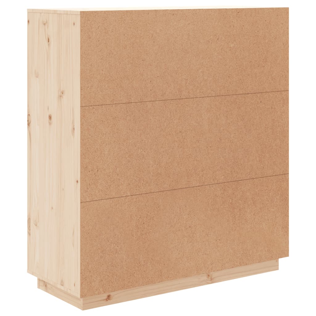 Skříň Highboard 100X40X108,5 Cm Masivní Borové Dřevo
