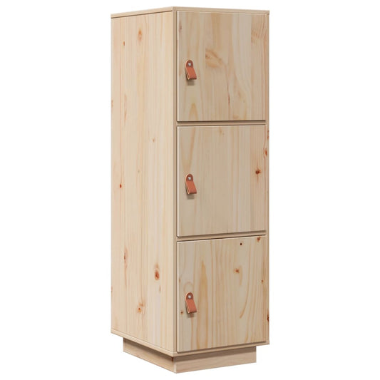 Skříň Highboard 34 X 40 X 108,5 Cm Masivní Borové Dřevo