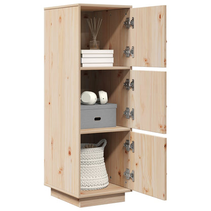 Skříň Highboard 34 X 40 X 108,5 Cm Masivní Borové Dřevo