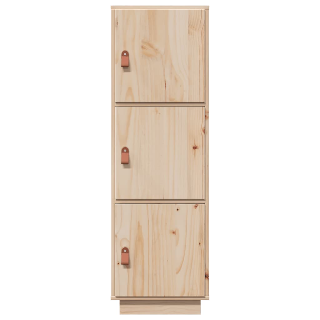 Skříň Highboard 34 X 40 X 108,5 Cm Masivní Borové Dřevo