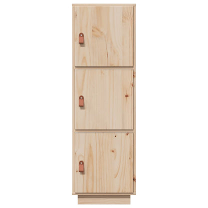Skříň Highboard 34 X 40 X 108,5 Cm Masivní Borové Dřevo