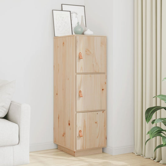 Skříň Highboard 34 X 40 X 108,5 Cm Masivní Borové Dřevo